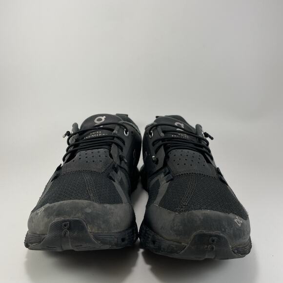 On Cloud 5 Waterproof Running Shoes Womens Size 7.5 Black Athletic Slip On - Picture 2 of 12